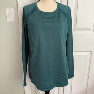 RBX Teal Women's lightweight fleece lined long sleeve Sweatshirt XL